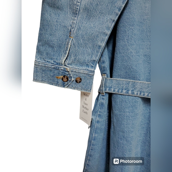 Free People x Boyish Denim Kimono Jacket Dress/Small - Picture 10 of 16